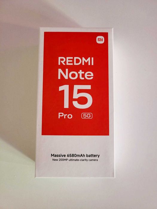 Telefon Xiaomi REDMI Note 15 Pro, 8GB RAM, 256GB, Black, Nou, Sigilat Garantie 24 Luni