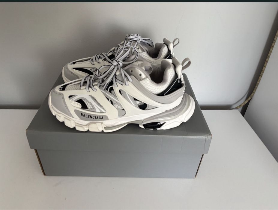 Balenciaga track white grey