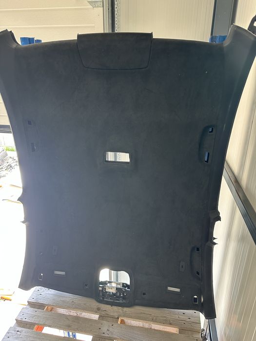 Vand plafon textil BMW f01 cu alcantara / negru M + accesorii