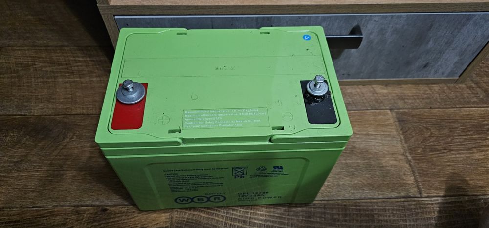 AGM тяговый аккумулятор 12в 75Ah