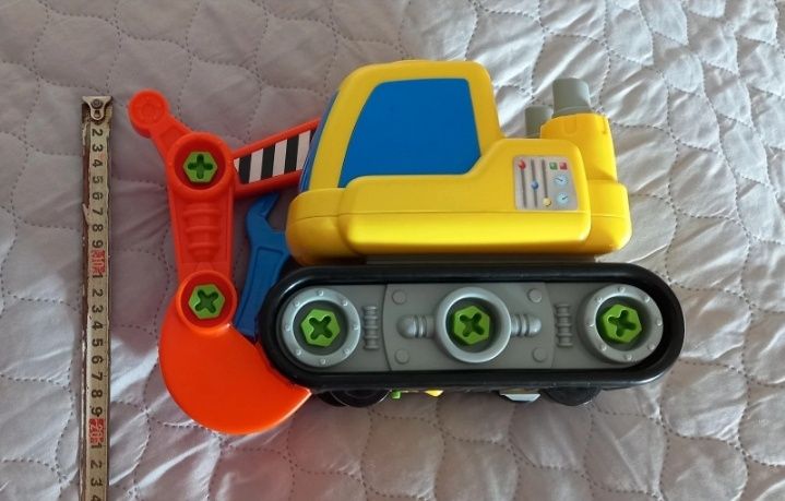 Jucărie excavator demontabil