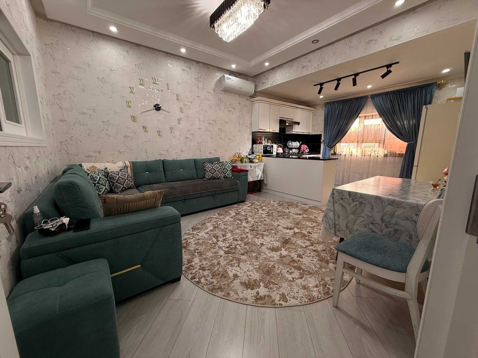 3-х комнатная квартира-студия с мебелью в центре города