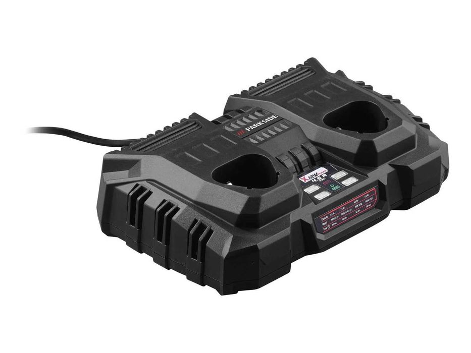 Двойно зарядно PARKSIDE 20V/12V    2х4.5A, 200W