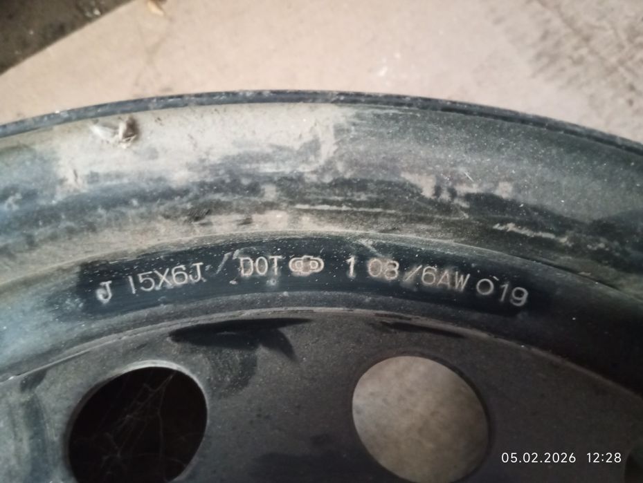 Диски железные на 15