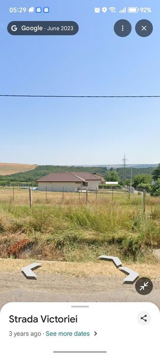 De vanzare 2 loturi de teren 1000 m patrati cu deschidere la drum de 16 m