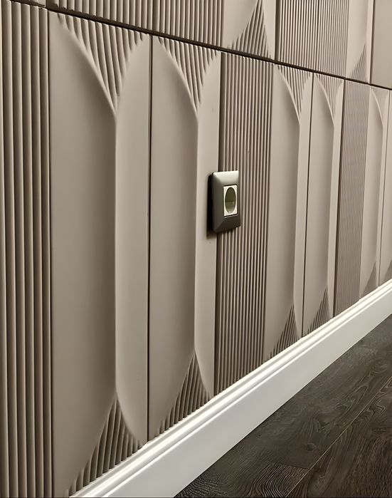3d panel modern ribbed гипсовые 3д панели 3dpanel decor