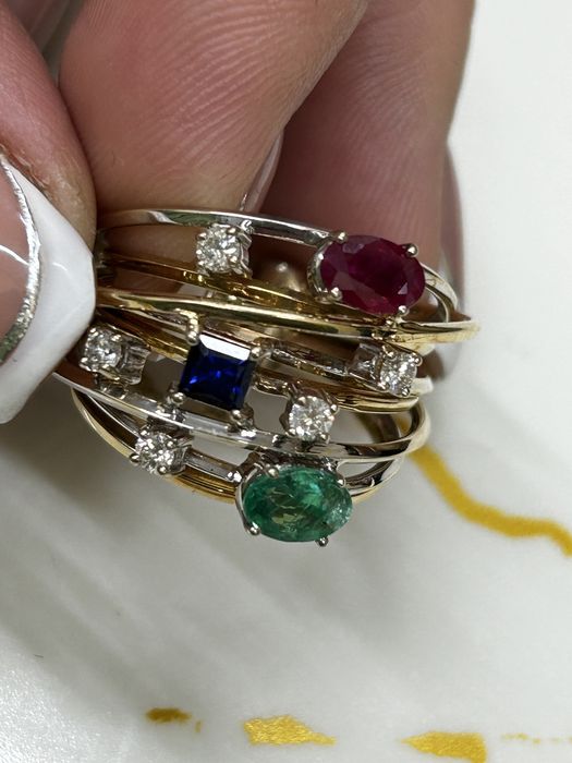 Кольцо с бриллиантами