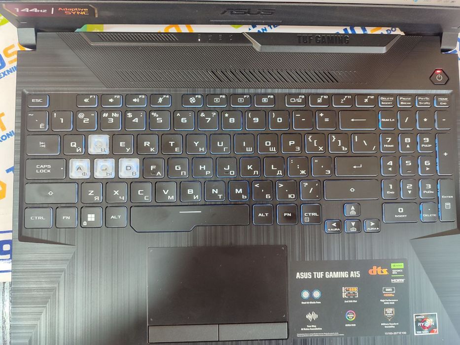 Продается мощный игровой ноутбук 
ASUS TUF GAMING A15