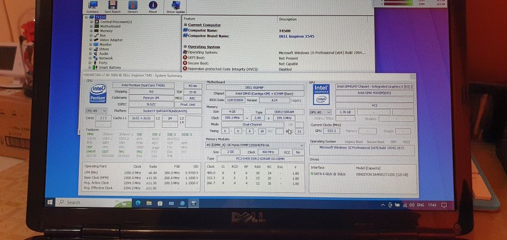 Laptop Dell Inspiron 1545