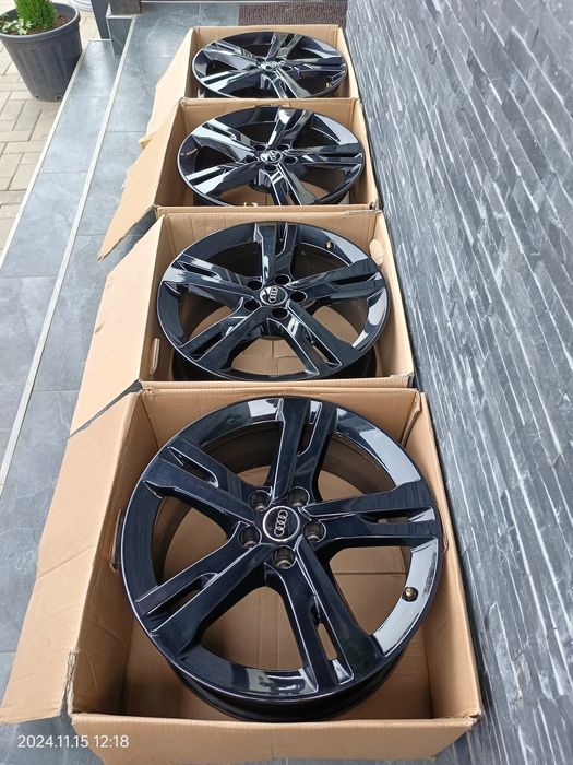Jante originale black audi A6 C8 