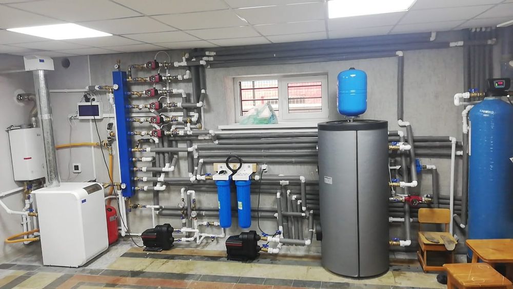 Газовый котел установка