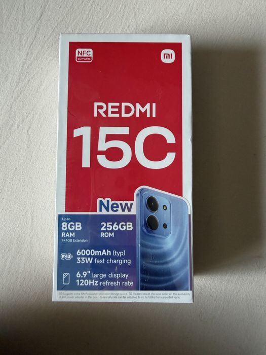 Запечатан xiaomi redmi 15c 256gb