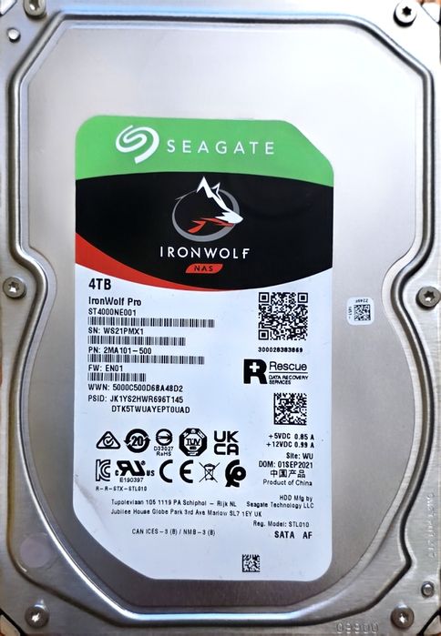 Hdd Seagate Ironwolf NAS 4TB 2 buc