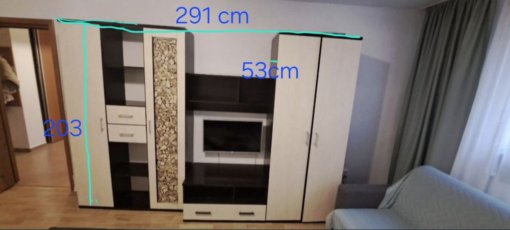 Dulap mobila, biblioteca sufragerie