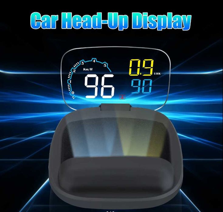 Бортовой компьютер HUD С 600 OBD2 с собственным экраном