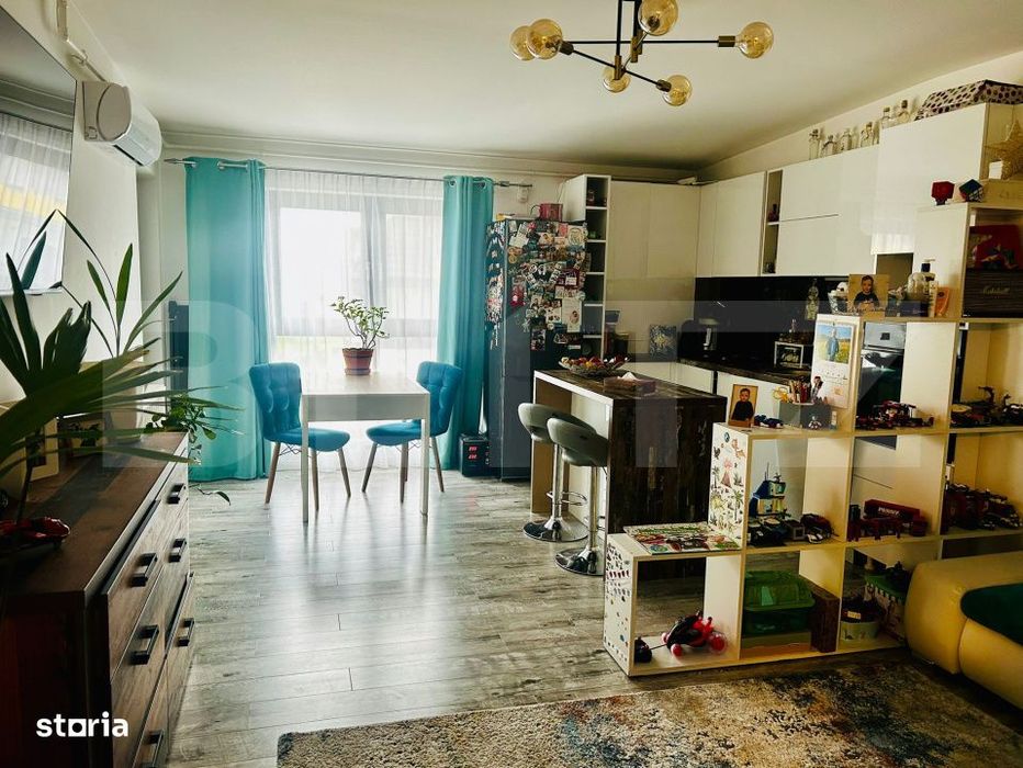 Apartament cu 2 camere, 56mp, balcon 6mp, parcare inclusa, la cheie, i