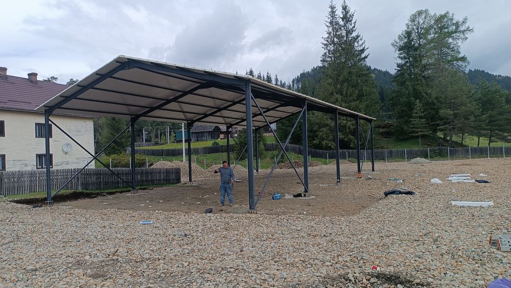 Vând hală metalica pe comanda clientului