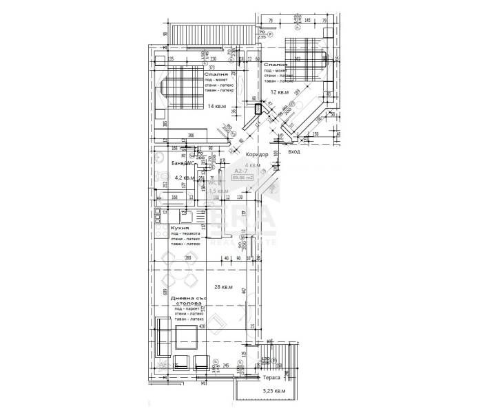 Тристаен апартамент за продажба, с голяма дневна, в новопостроена сгра