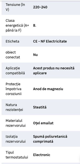 Boiler electric 80 L