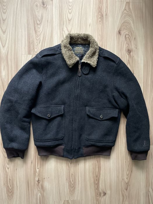 REPLAY / мъжко вълнено яке XL