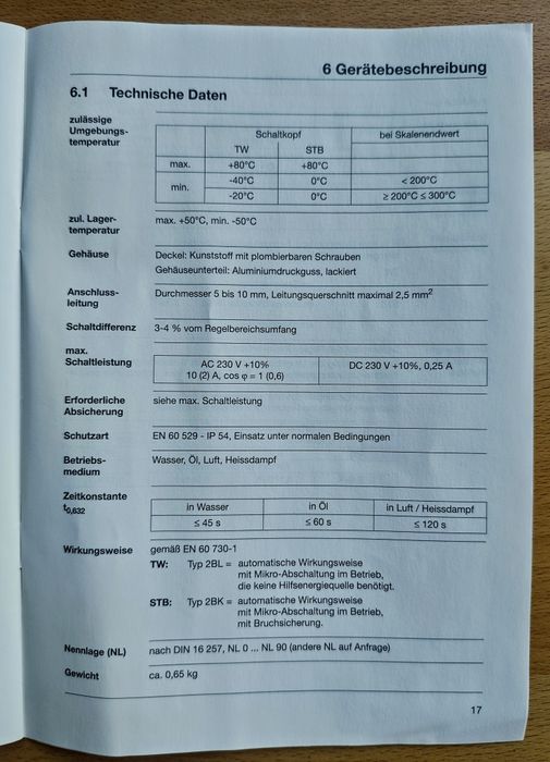 Termostat Jumo ATH-70