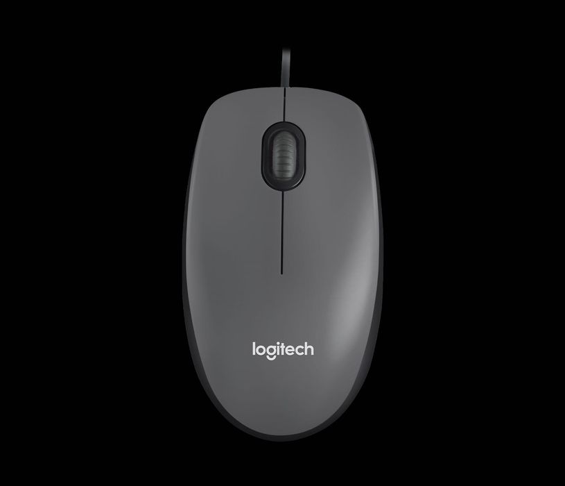 Мышь проводная Logitech B100 Black 1 Год Гарантия!