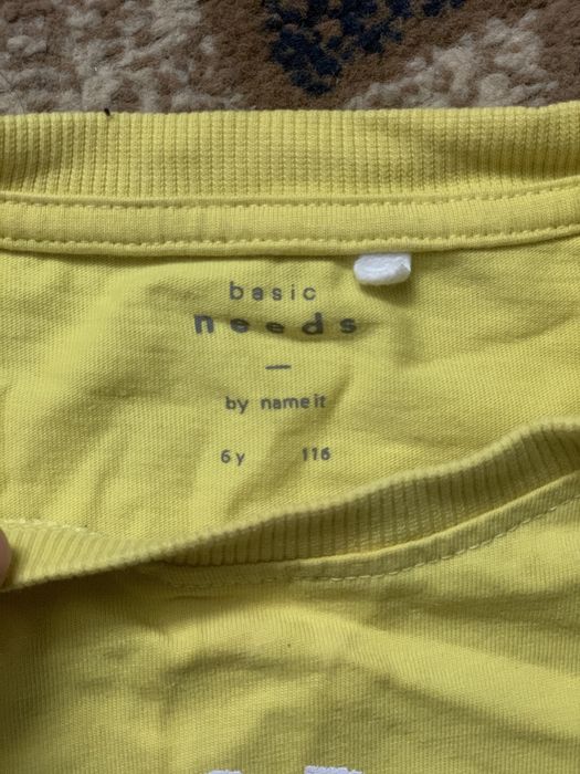 желтая футболка для мальчика/девочки