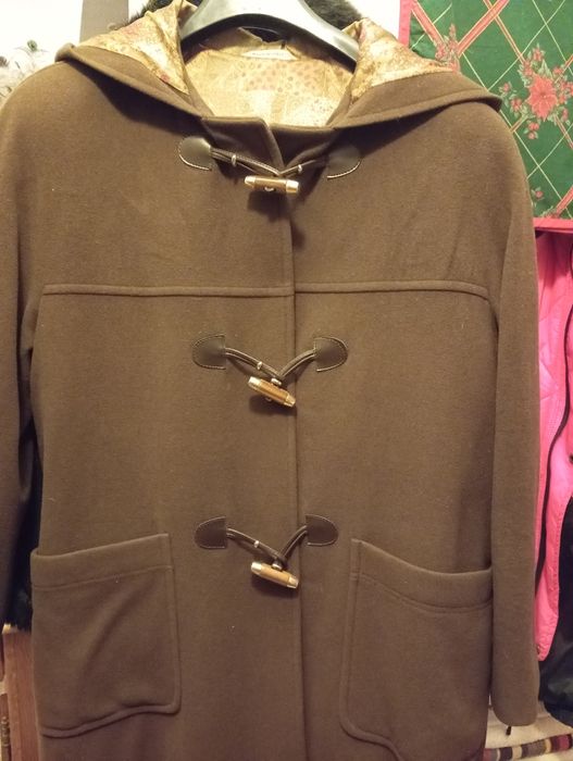 Haină de stofă, măsura 46/ 48, culoare kaki