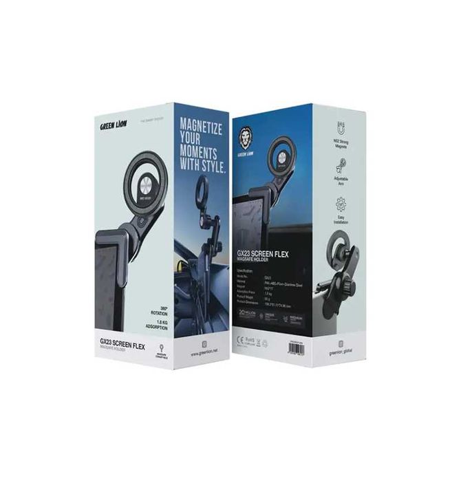 Green Lion GX23 Магнитный держатель для телефона с креплением на экран