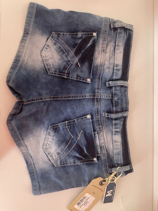 Женские джинсовые мини-шорты