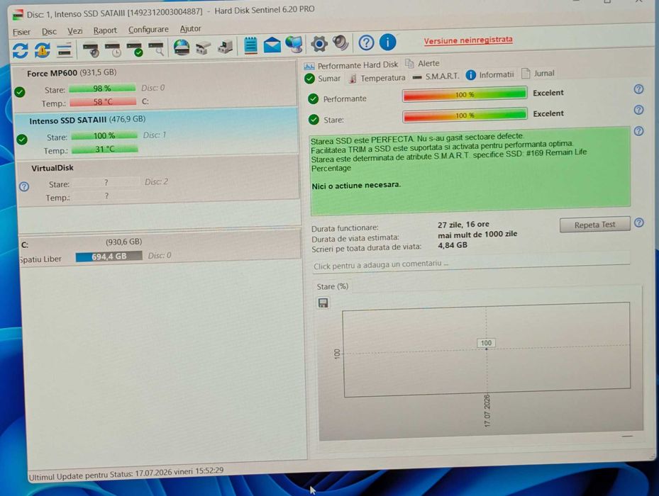 SSD Intenso Top, 512GB, 2.5", SATA III