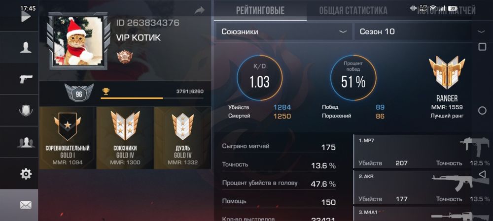 Продаю акаунт стандофф