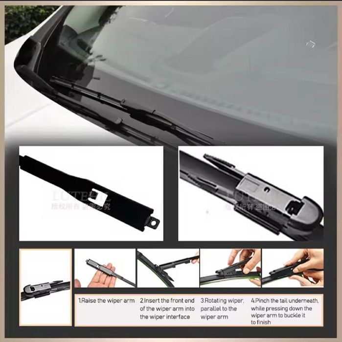 НОВИ предни чистачки за Ford S-Max 2015–2020 – комплект 2бр (76см + 71