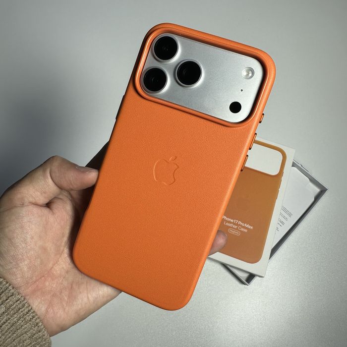 Leather Case MagSafe iPhone 17 Pro, 17 Pro Max