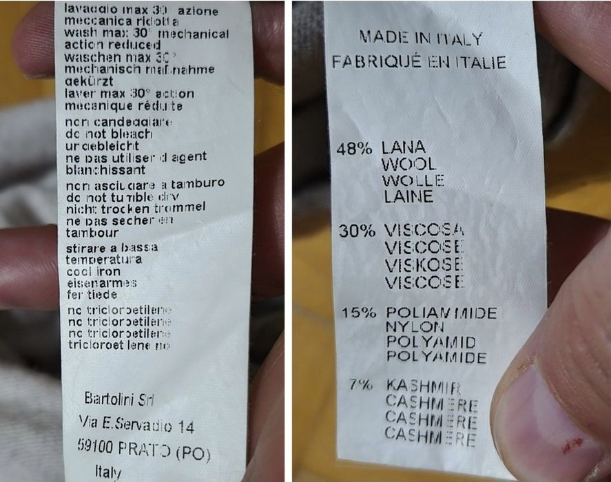Eșarfă de Lux Hekla & Co, Cașmir/Lână, Chevron, Made in Italy