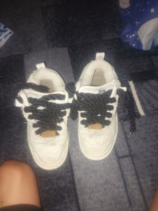 Adidași albi băieți numar 41
