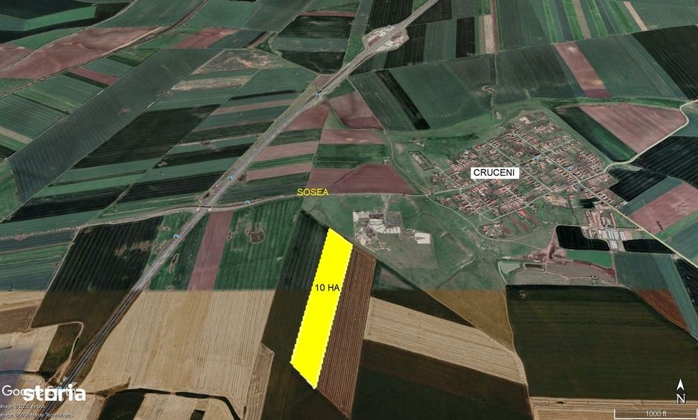 Teren agricol de vânzare - 100.000 mp - com. Sagu, jud Arad