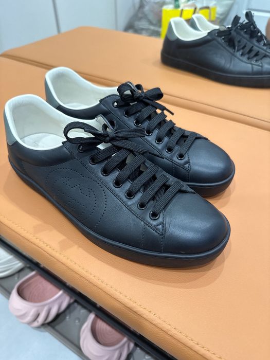 Кеды Gucci ACE gg черные