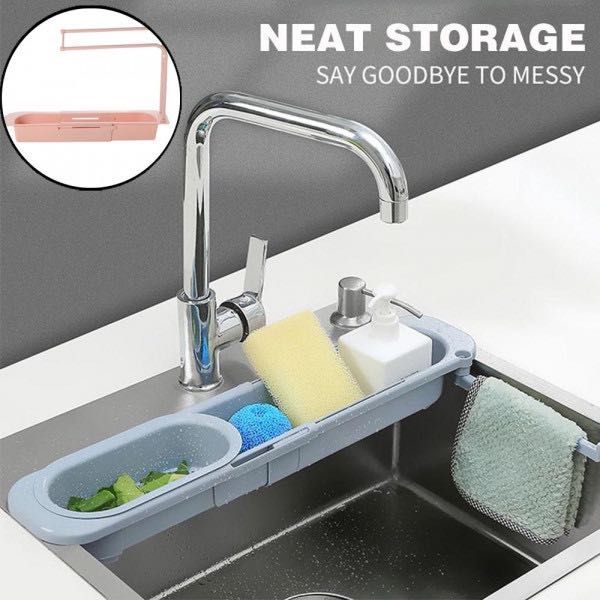 Регулируем органайзер кошница за мивки