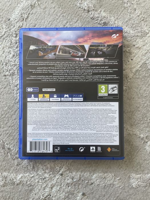 Игра гран турисмо 7 на пс4 диск