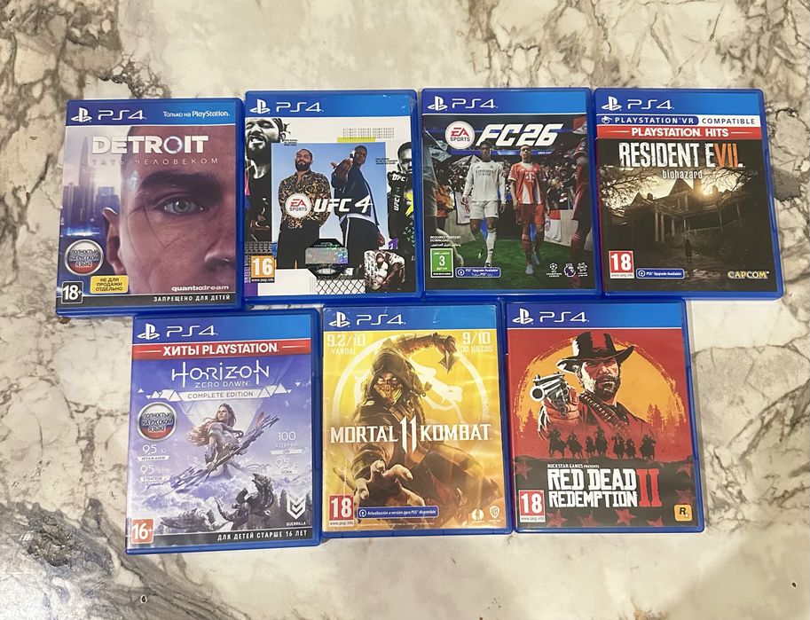 Продам диски PlayStation 4