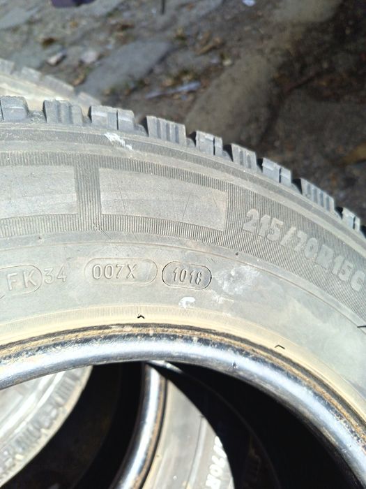 Anvelope MS iarna 215 70 15c Michelin 2018 5.2-6.2mm