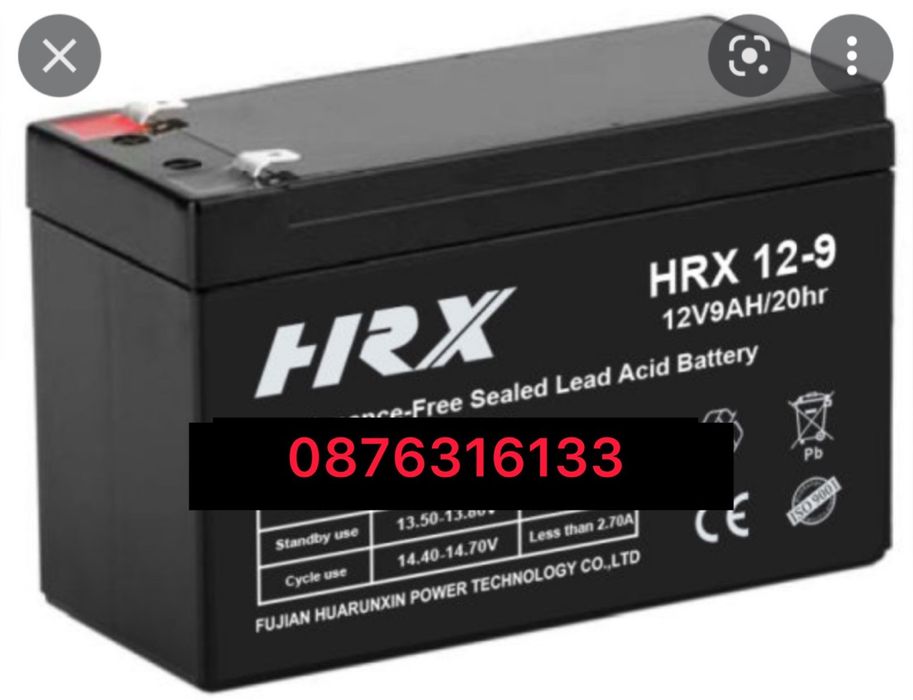 Чисто нов Акумулаторна батерия 9Ah 12V