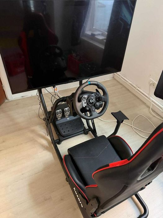 Vând Setup Complet Sim Racing, VR & Gaming 4K – PS5, Simulator Huzaro, TV SONY BRAVIA 3, Volan Logitech & PS VR2