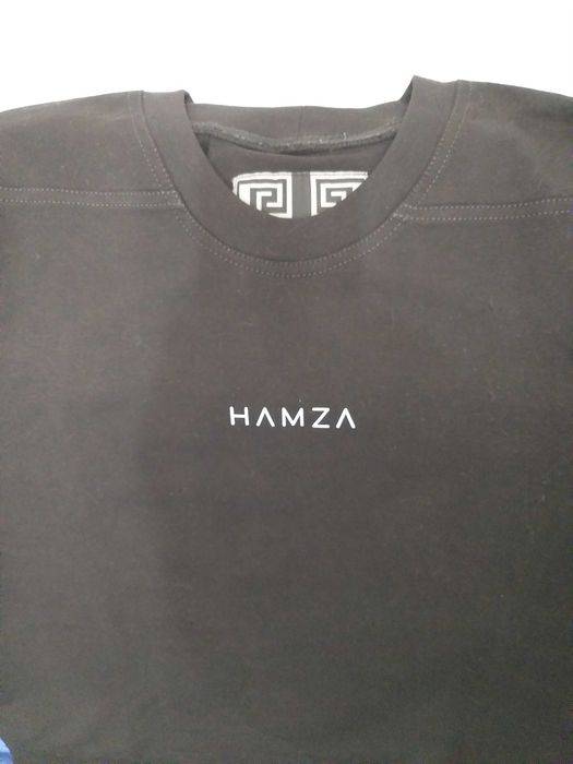 Unic! Tricou original Hamza model Travis barbati negru M (nou-cutie)