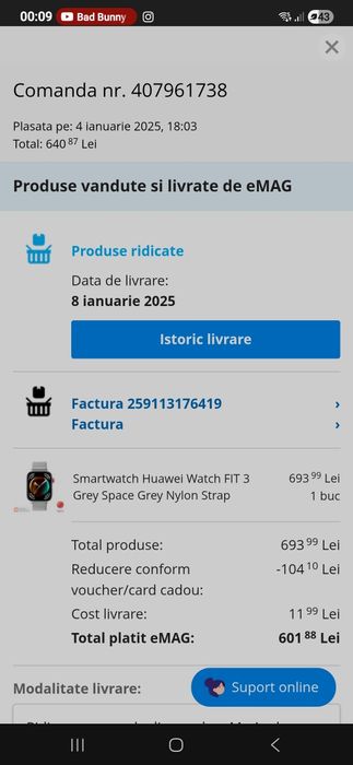 Ceas Huawei Watch Fit 3
