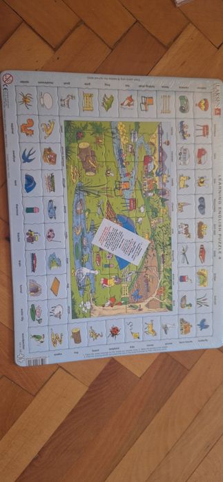 Puzzle Larsen de învățare lexic lb engleza,27 lei