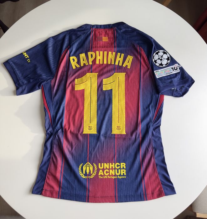 Tricou FC Barcelona Acasa Yamal Pedri Raphinha UCL 25/26 (M/L)