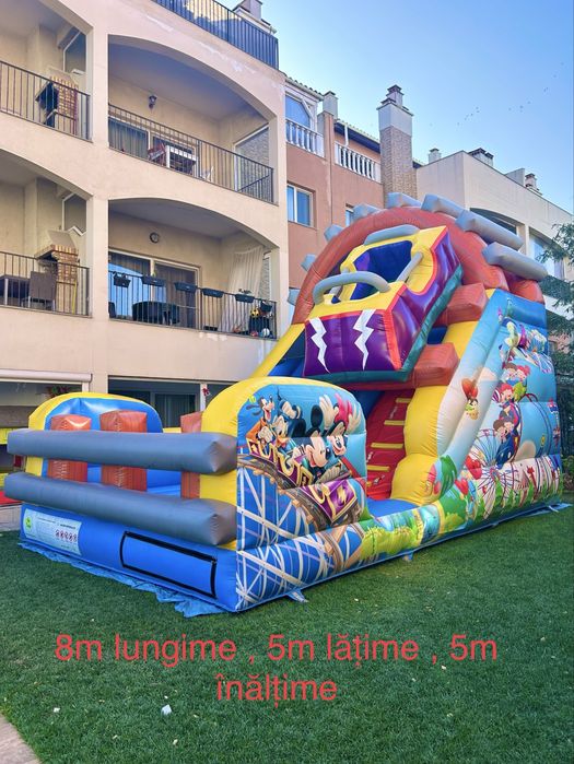 Tobogan gonflabil de inchiriat topogane