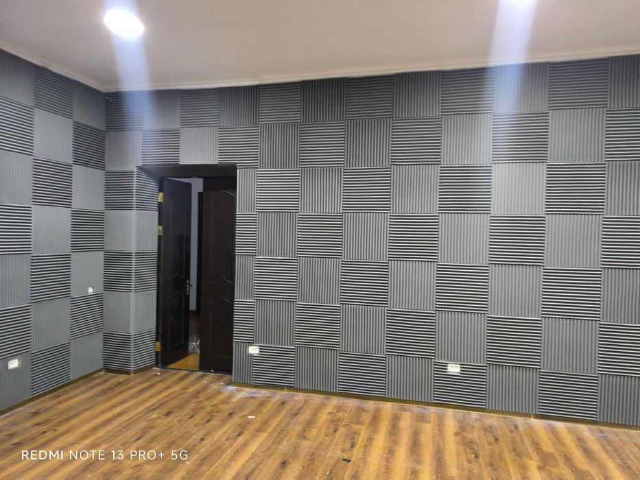 Акустические поролоны  студия кинотеатр эхо шум звук шумоподавления